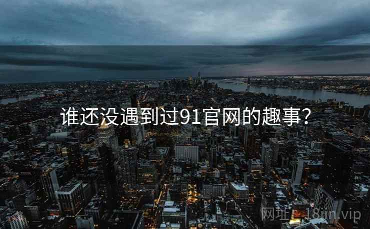 谁还没遇到过91官网的趣事?