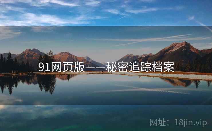 91网页版——秘密追踪档案